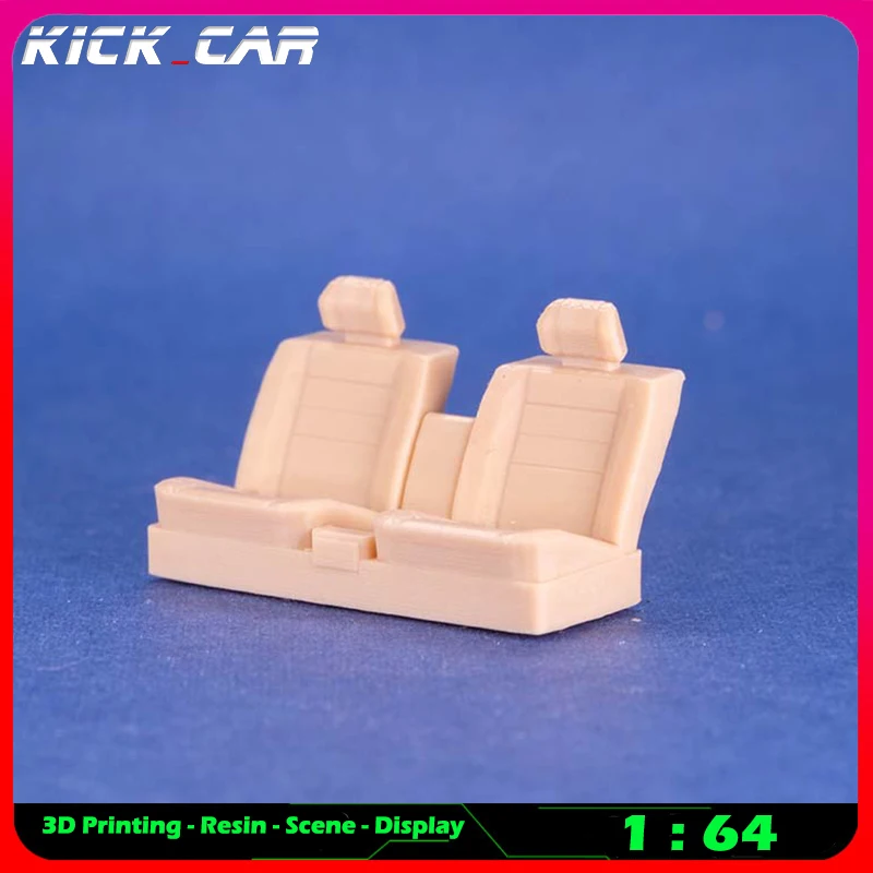 1/64 Scale Car Seats Diorama Resin Garage Scene with Repair Tools and Decorations