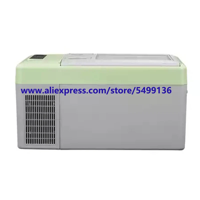 휴대용 배터리 냉동고 냉장고, 16L 자동차 앱 RV 냉장고, 12V 컴프레서, 빠른 냉동, 가정 야외 피크닉 쿨러