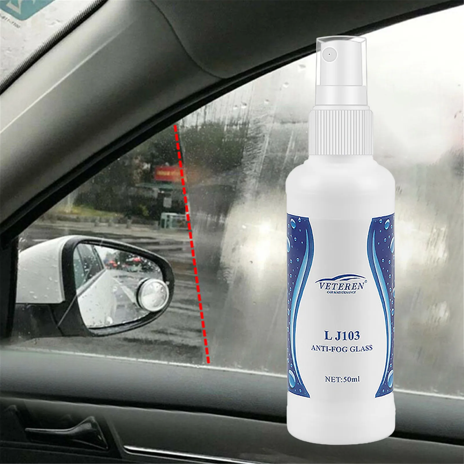 50ml Car Window Spray Glass Cleaner Paint Care Shampoo Polishe Waterproof  Rainproof Anti-Fog Agent Water Repellent Glass Cleaner - Price history &  Review, AliExpress Seller - HVIERO Official Store