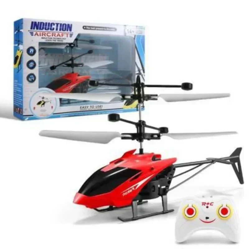 Mini Drone Remote Control Drone Remote Control Helicopter Mini Helicopter Toys Rechargeable Mini RC Drone Safe Fall-resistant RC Helicopters Induction Hovering Children Toys