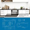 26 Inch Kitchen Sink, 26x18 Inch Single Bowl Undermount Sink with Single Track, 16 Gauge Gold Stainless Steel Workstation Sink 6