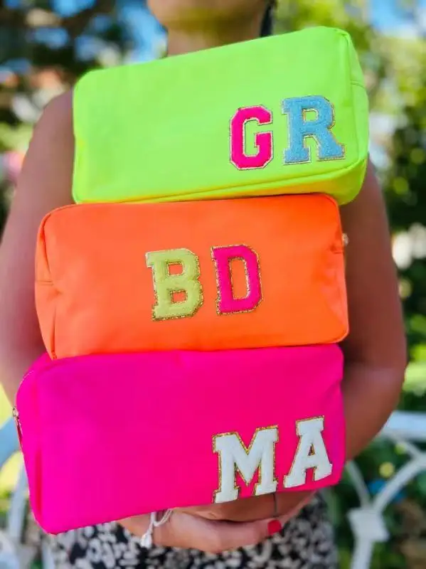 Customize DIY Letters Patch Heart Pearl Rhinestone Nylon Durable