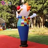 EXQUISITE 2.7mH(9ft)  Inflatable Funny Clown Waving Hand Air Dancer Model Toys For Advertising/Decoration 5