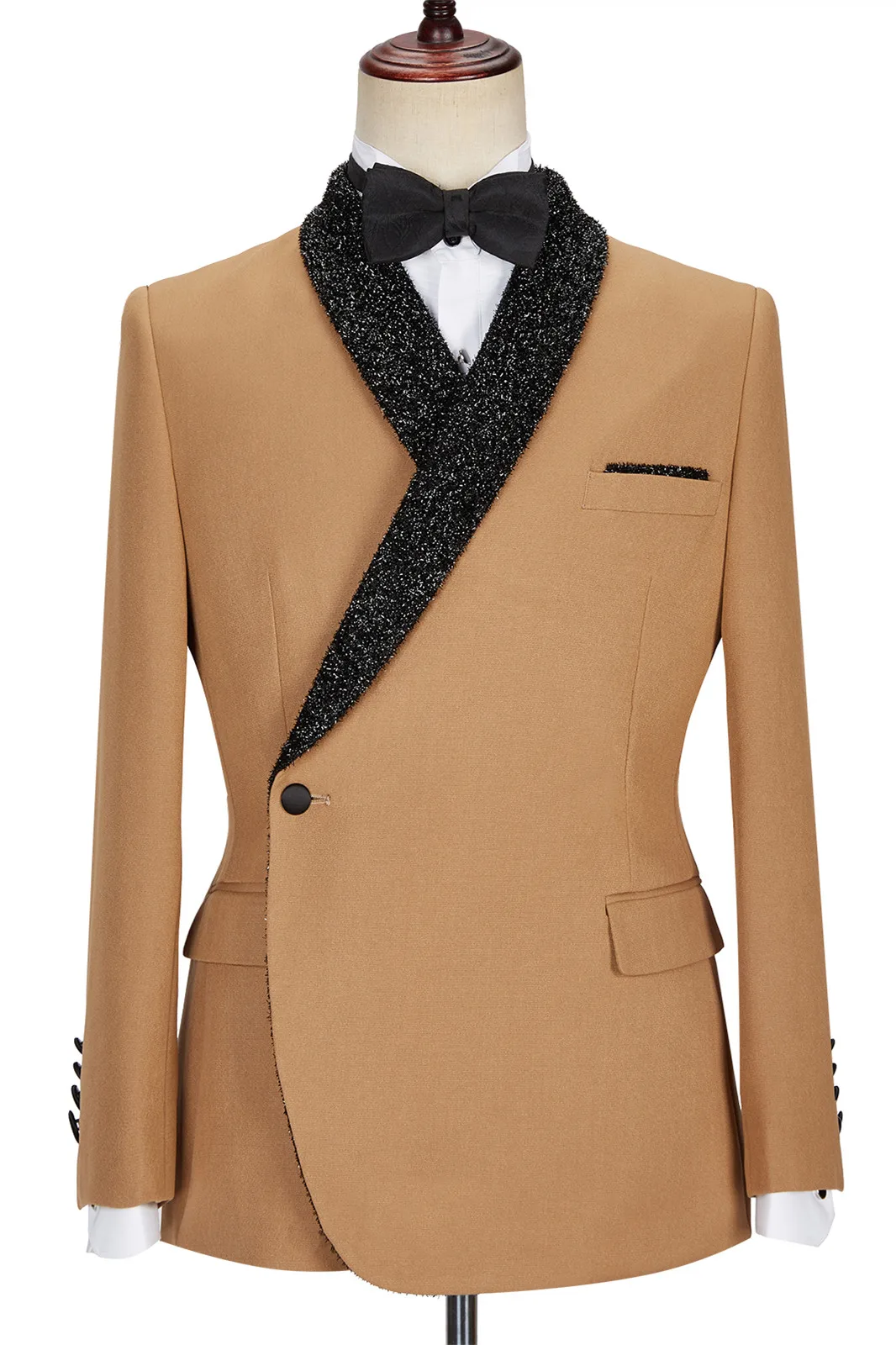 Prom Blazer Jacket Men's Coat Fashion Luxury 1 Piece Suits Business Formal Tuxedos Wedding Jacket Customized
