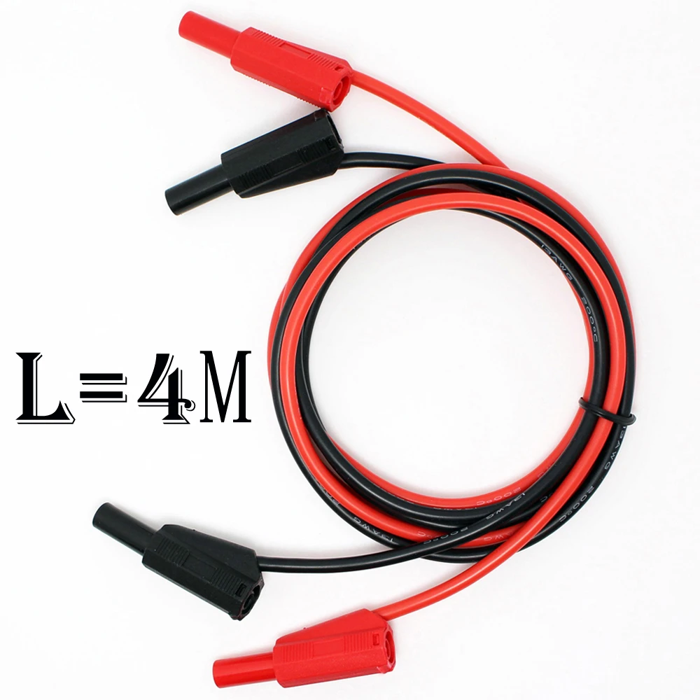 TL401 4.0meter High Quality 13AWG flexible silicone test leads 4mm