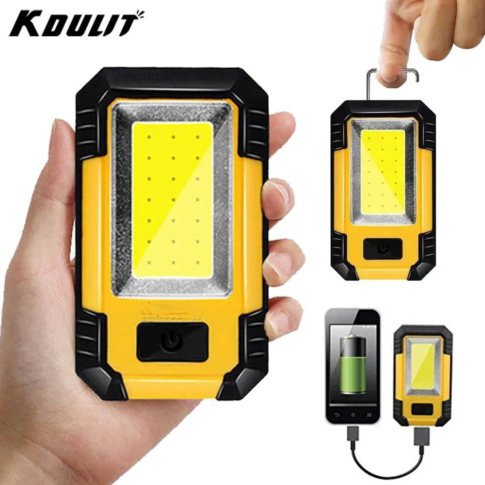 4000mah Led 작업 빛 자기 휴대용 야외 캠핑 랜턴 비상 램프와 충전식 슈퍼..