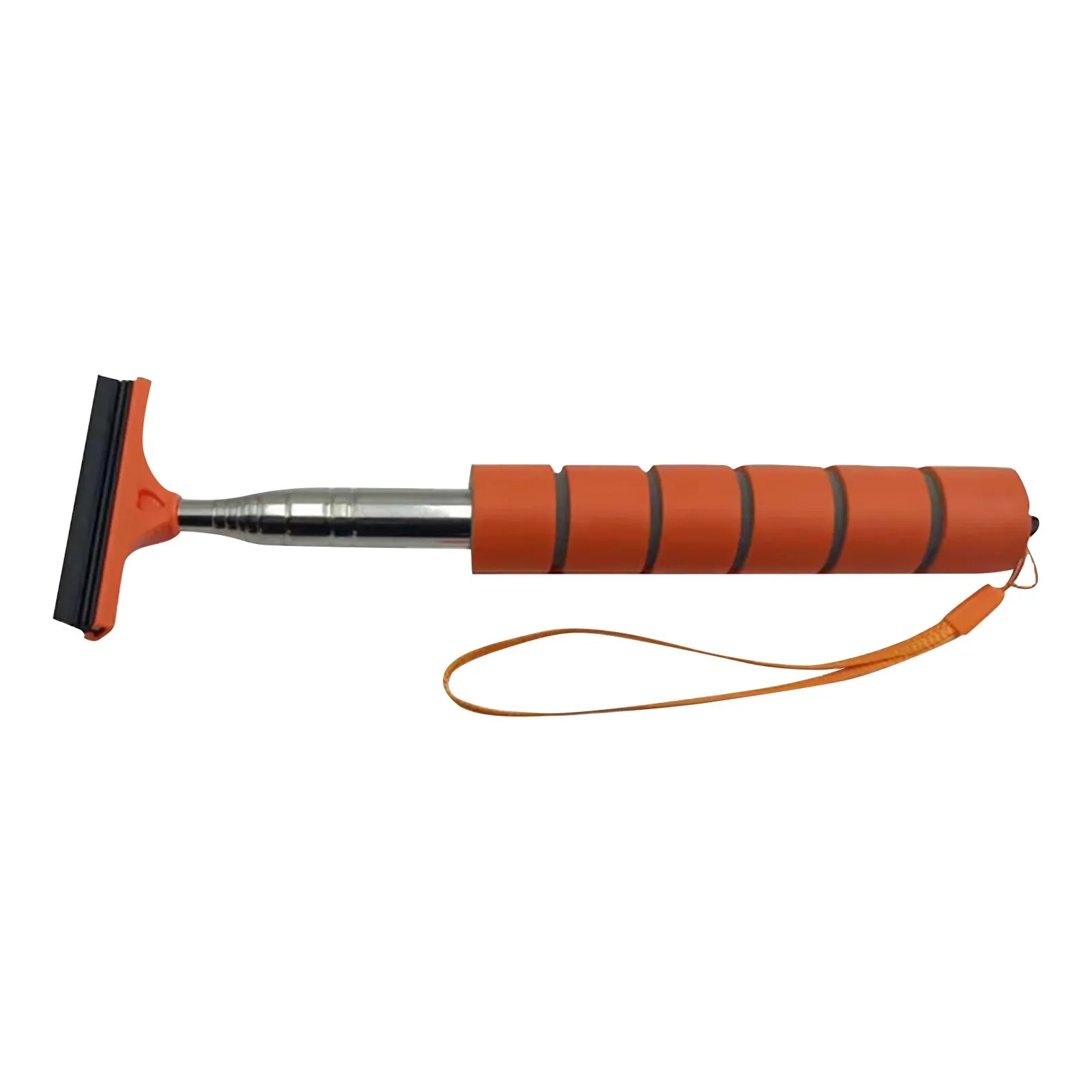 Car Rearview Mirror Wiper Retractable Auto Glass Squeegee Water Cleaner Telescopic Long Rod