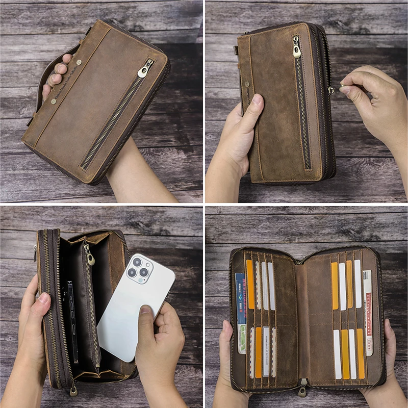 Men's Designer Long Wallets & Pocketbooks