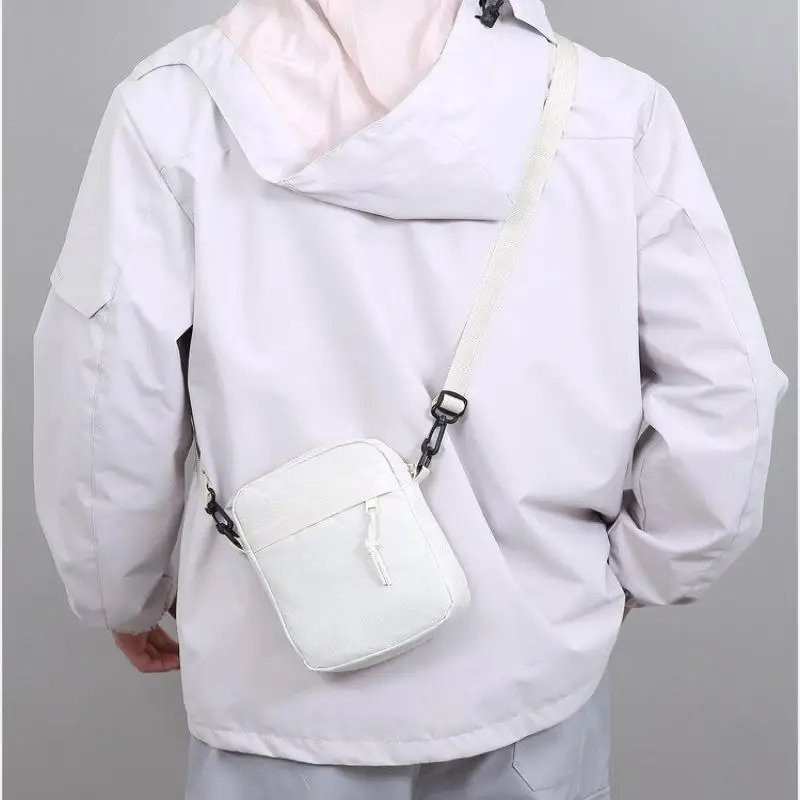 Unisex Solid-Colored Lightweight Crossbody Bag