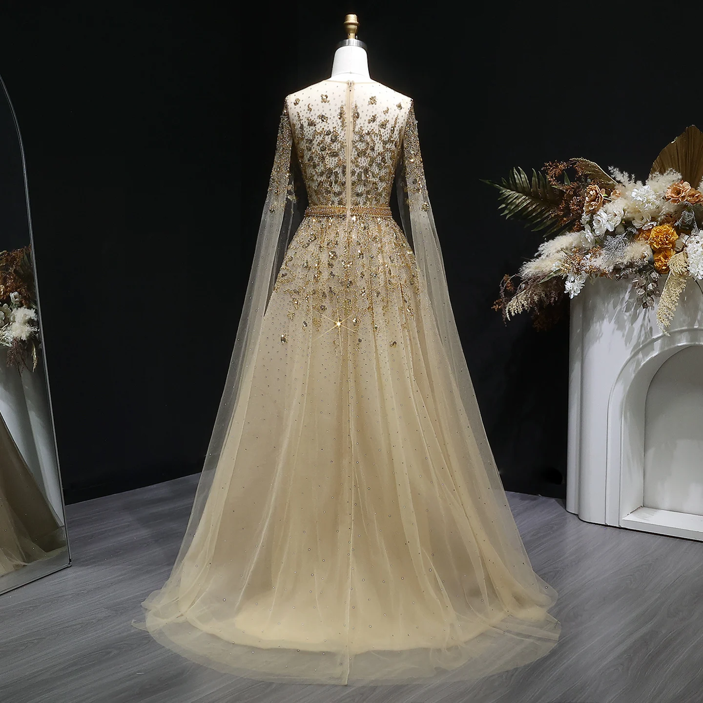 green emerald velvet dress Amoris T101 Long Mother of the Bride Sequin Formal Dress – The Dress Outlet