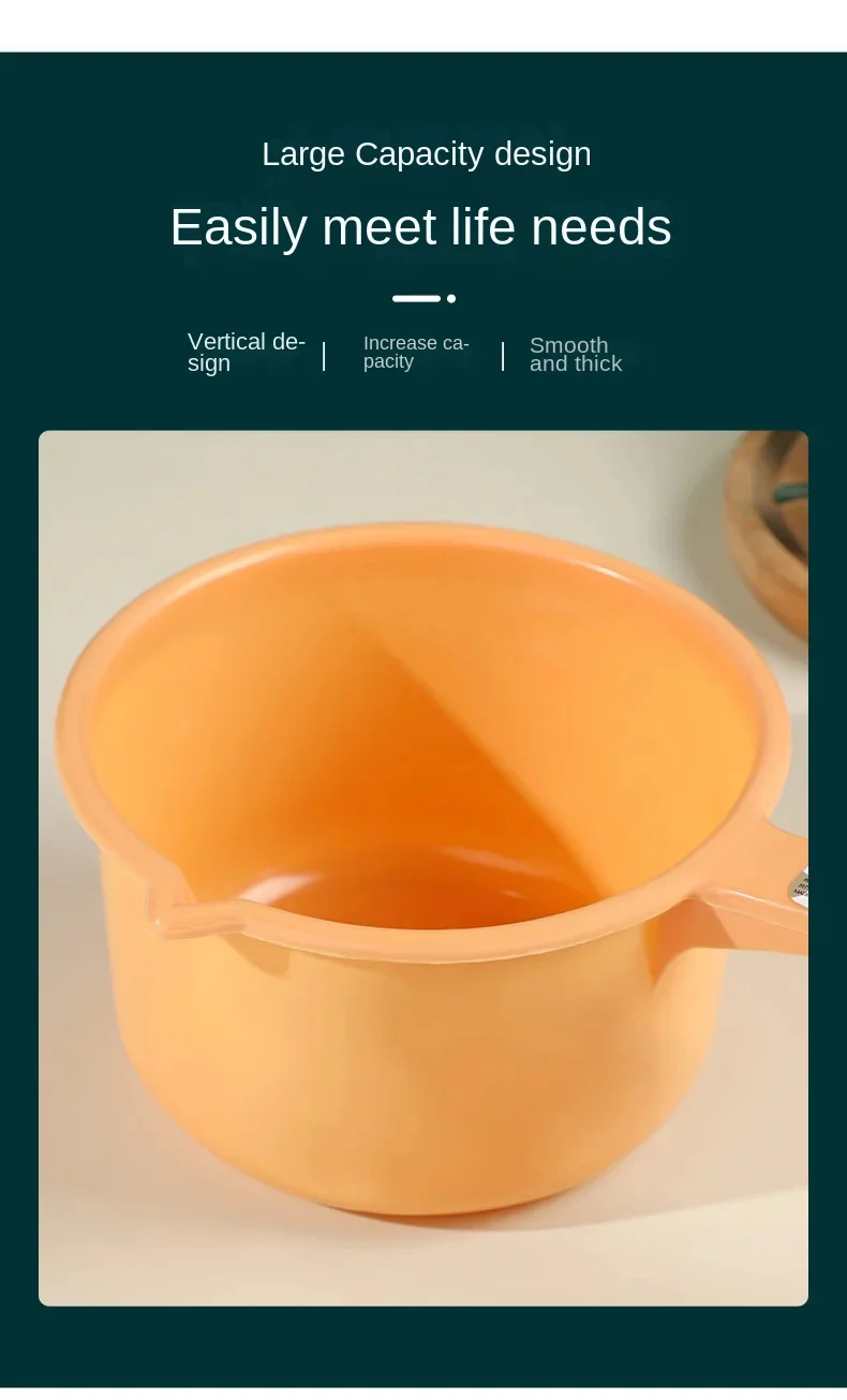 Description Picture 4 of itemKitchen Plastic Water Scoops Anti-drop Durable Large Vegetable Fruit Washing Ladle Baby Bath Dipper Shampoo Dipper Water Spoons