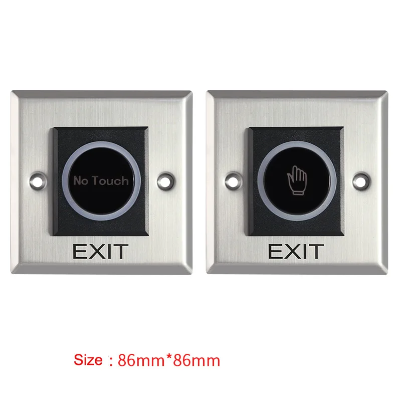 Door Exit Push Button Release Switch Opener for Door Access Control System Entry Open door no touch