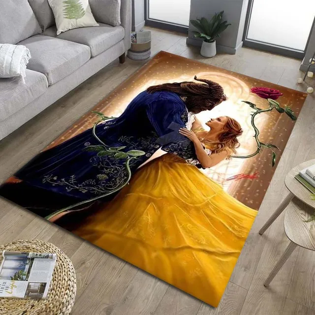 Princess Rugs Living Room Home Decoration Beauty And The Beast