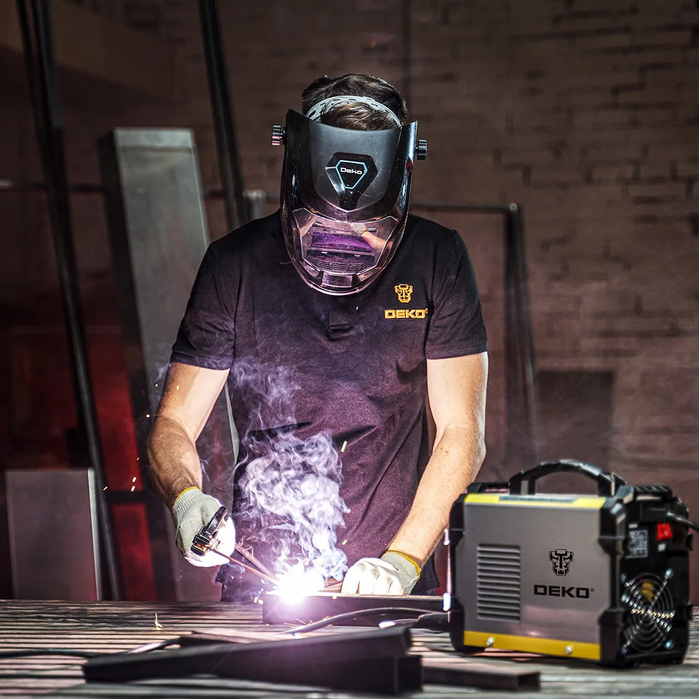 DEKO MZ SERIES Electric Welding Mask Skull Solar Auto Darkening