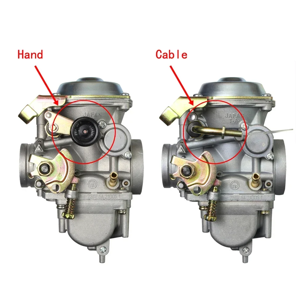 Motorcycle Carburetor Carb For Suzuki GN250 GN300 Dr250 For Yamaha Sr250 Roketa JS400-7 JINGKE Brand HS400 Scout 300CC-400CC Motorcycle Carburetor