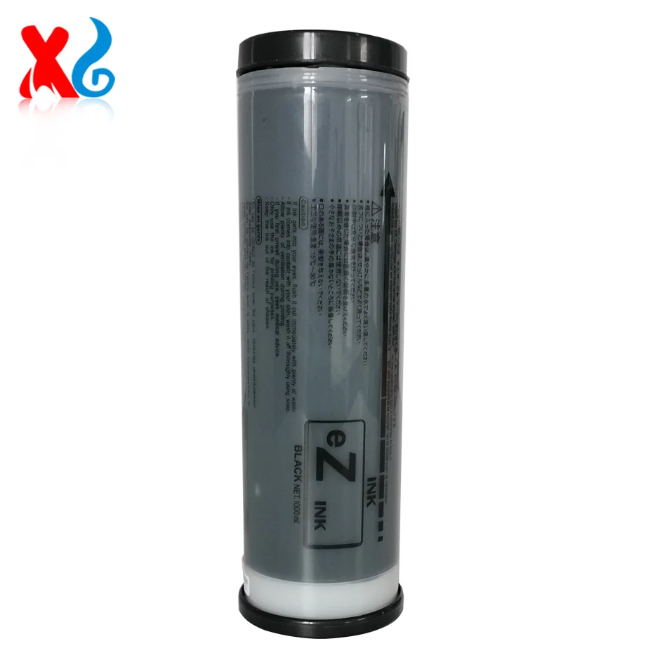 Cartucho a Jato de Tinta para Riso Ez200 201 220 230 231 300 301 330 370 371 390 570 571 Preto tipo Tinta Riso e 1000ml S7612e - Imagem 4