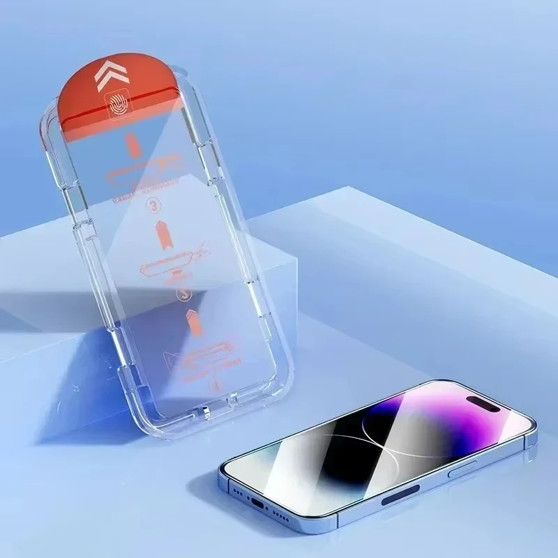 3-Pack Easy-Install HD Tempered Glass Screen Protectors