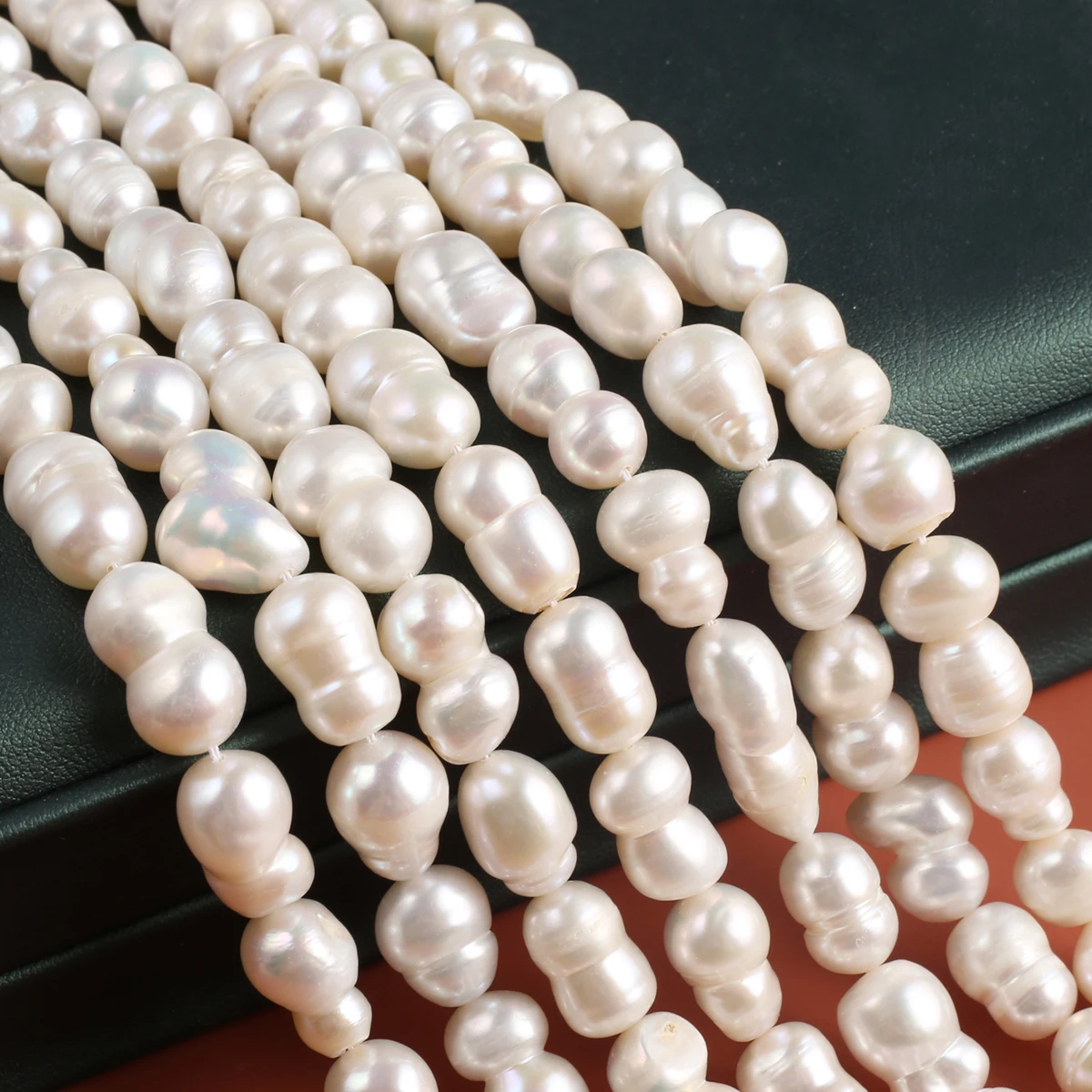 Good Quality Natural Baroque Peanut Shape Pearls 8x14-9x15mm for Fashion Jewelry Making DIY Necklace Earrings Gifts