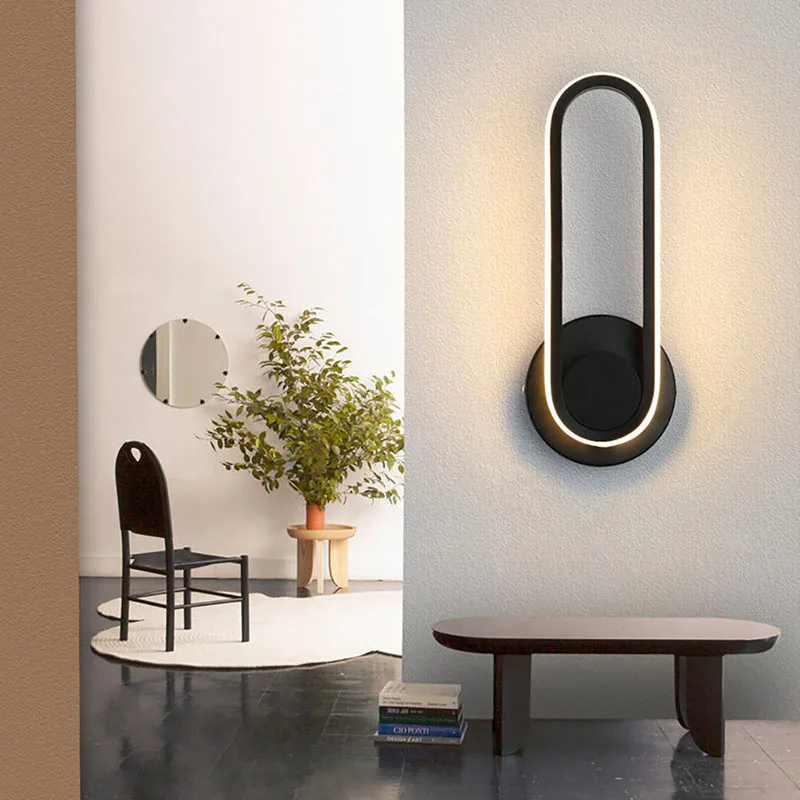 Modern LED Wall Lamp 330&deg; Rotatable Adjustable For Bedroom Bedside Wall Sconce Indoor Home Decoratioan Lighting Fixture Luster