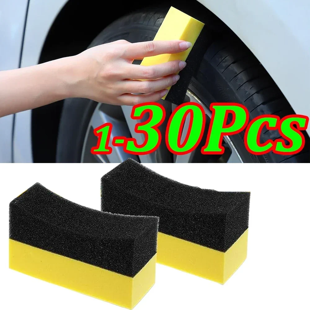 Car Wheel Polishing Sponge Brush Tire Cleaning Tool