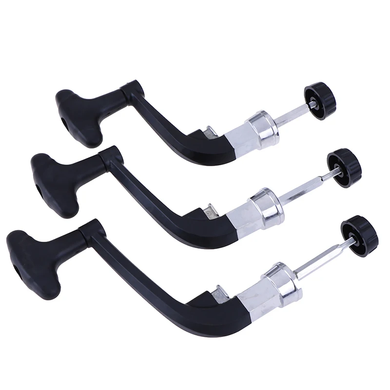 1PCS Fishing Reel Arm Metal Spinning Reel Handle Grip Fishing Replace Folding Rocker Arm Crank Handle Replacement Random