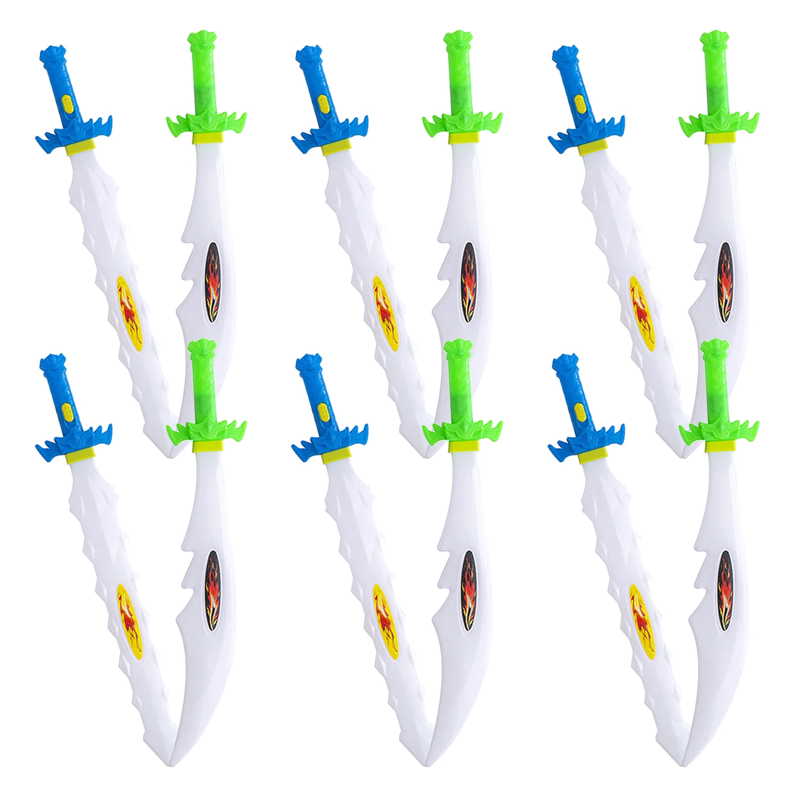 cosplay sword cosplay prop cosplay toy 12Pcs Lightweight Plastic Glowing Sword Toys Light Up Swords for Kids' Pretend Play Ideal for Children & Party Game Enthusiasts