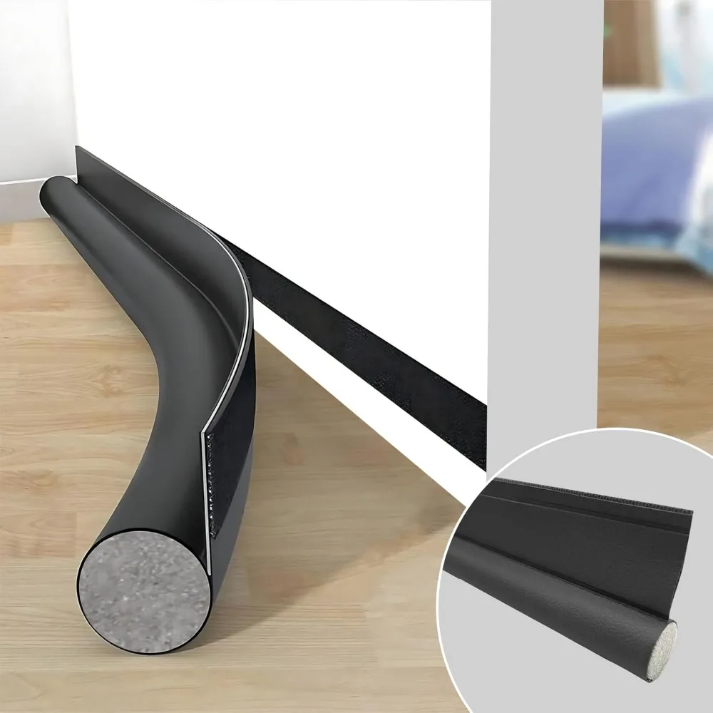 96x5cm Cold proof and wind proof gap, sound insulation, foam adjustable door, bottom sealing strip, lower windshield block