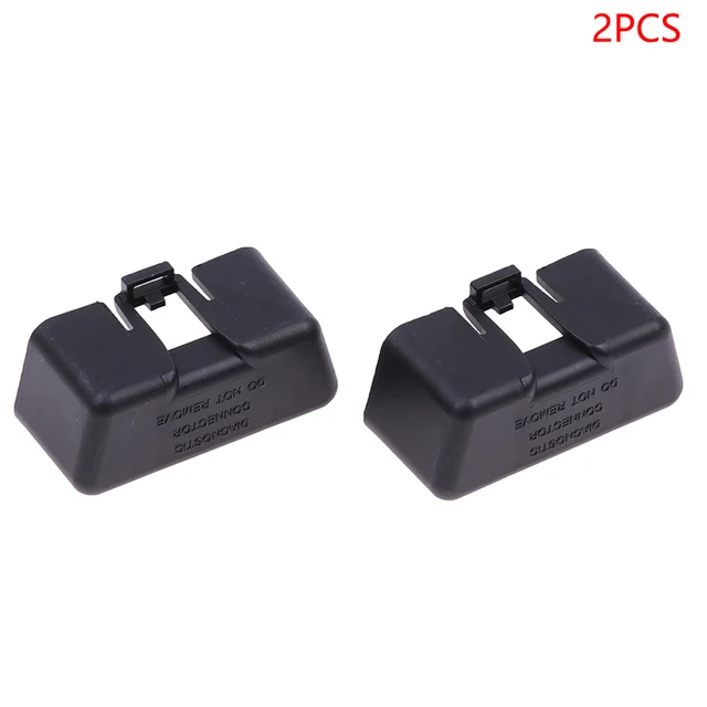 2 PCS Car Truck OBD Interface OBD Dust Cover 16pin Plug Clogging Cap Female Dusts Covers 4*1.5*2cm