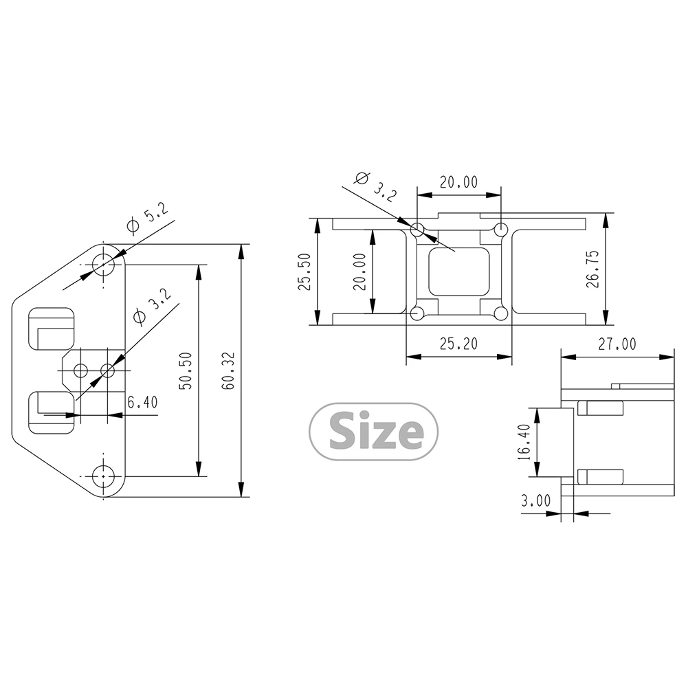 【BAAZ Fast 】VzBoT 3D 프린터용 초고속용 2Pcs CNC 알루미늄 Y 갠트리 가이드 3D 인쇄 액세서리