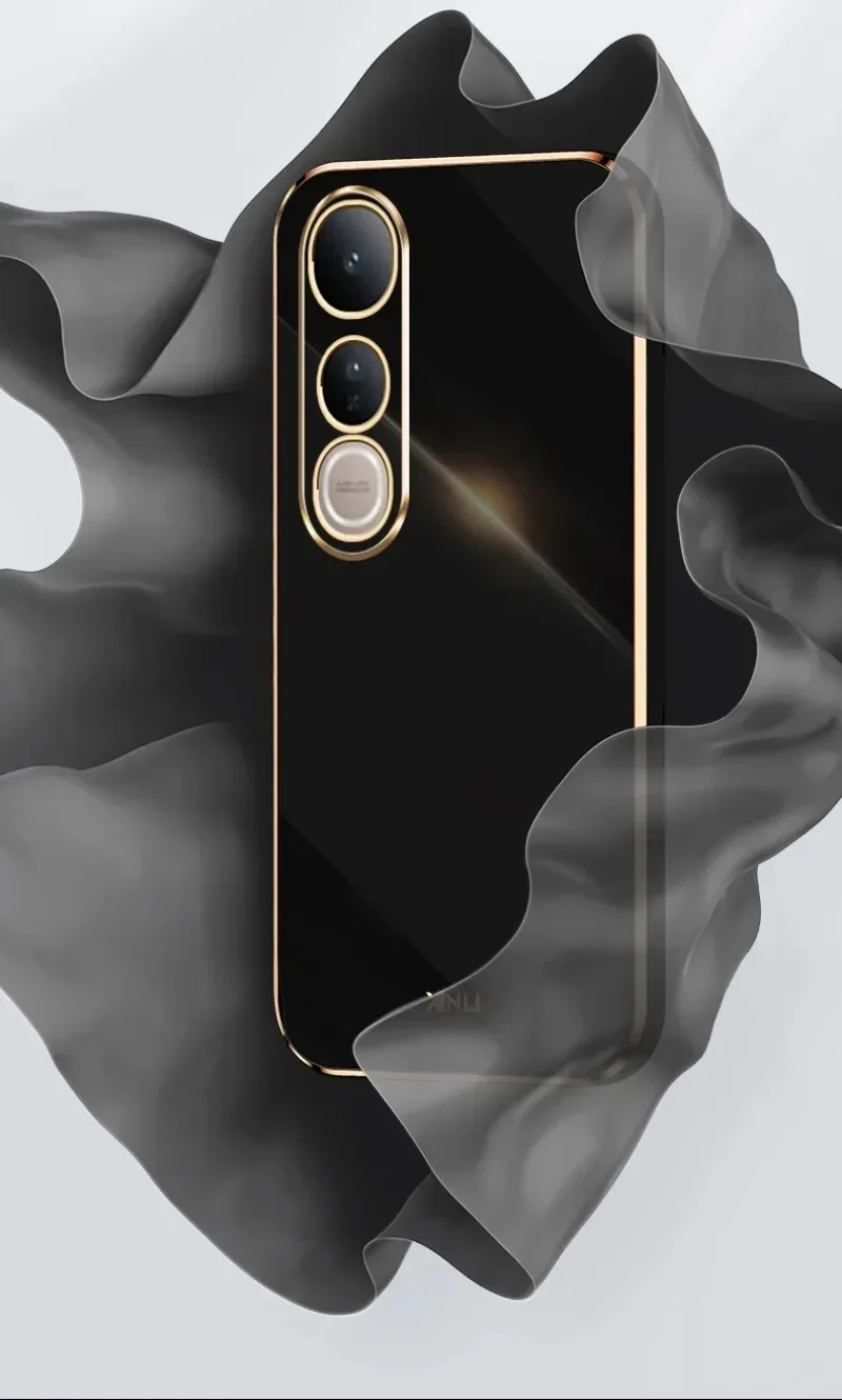 Luxurious 6D Plaiting Soft TPU Shockproof Phone Case - Elegant Plating Silicone Back Cover
