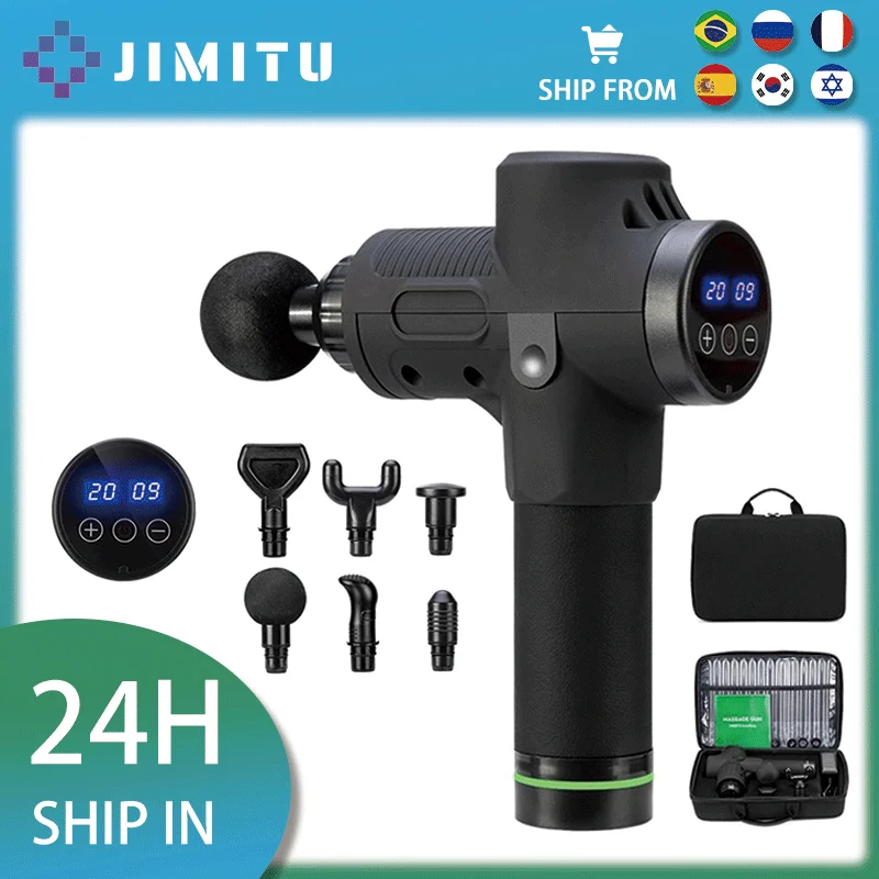 PercussionMassageGunDeepTissueMassagerHandheldBodyMassagerNeck