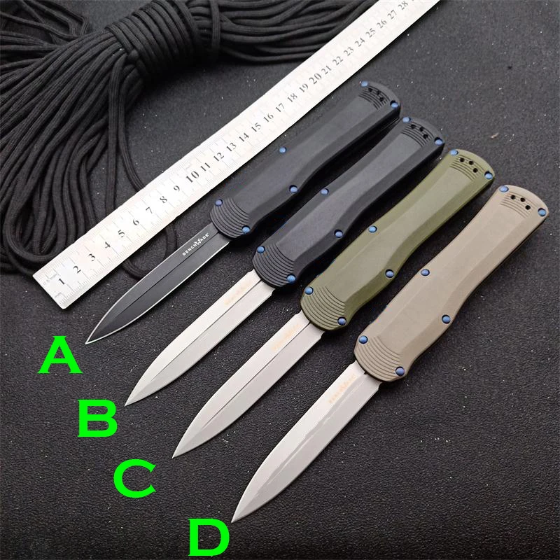 

Classic Benchmade BM 3400 “Autocrat ” OTF A.U.T.O Knife 3.54" Blade G10 Handle Camping Outdoor TOOL EDC Pocket Knives