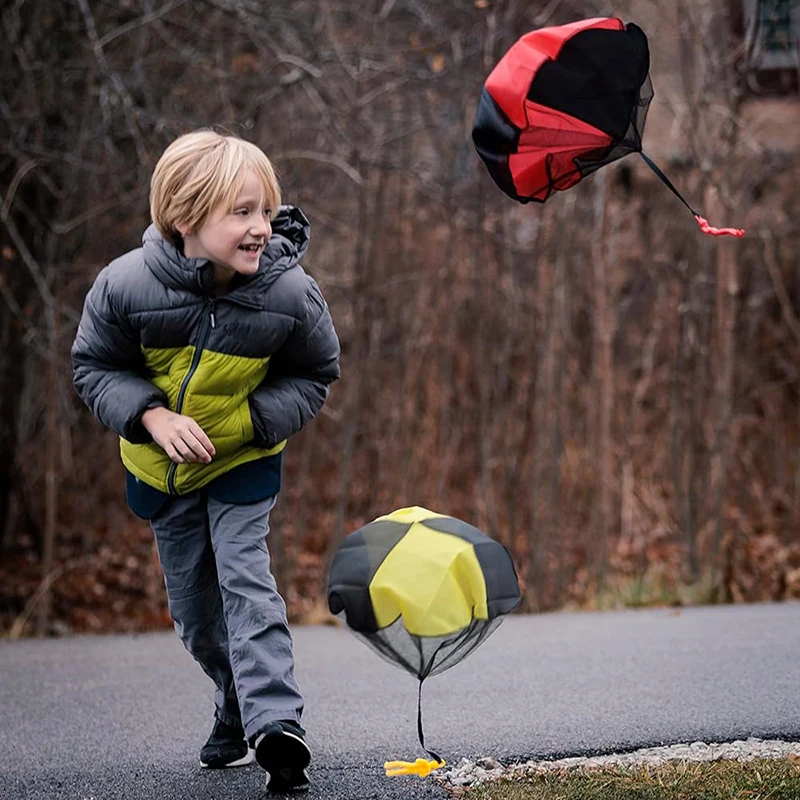 Parachute Toys for Kids Tangle Outdoor Flying Men Outside Easter Basket...