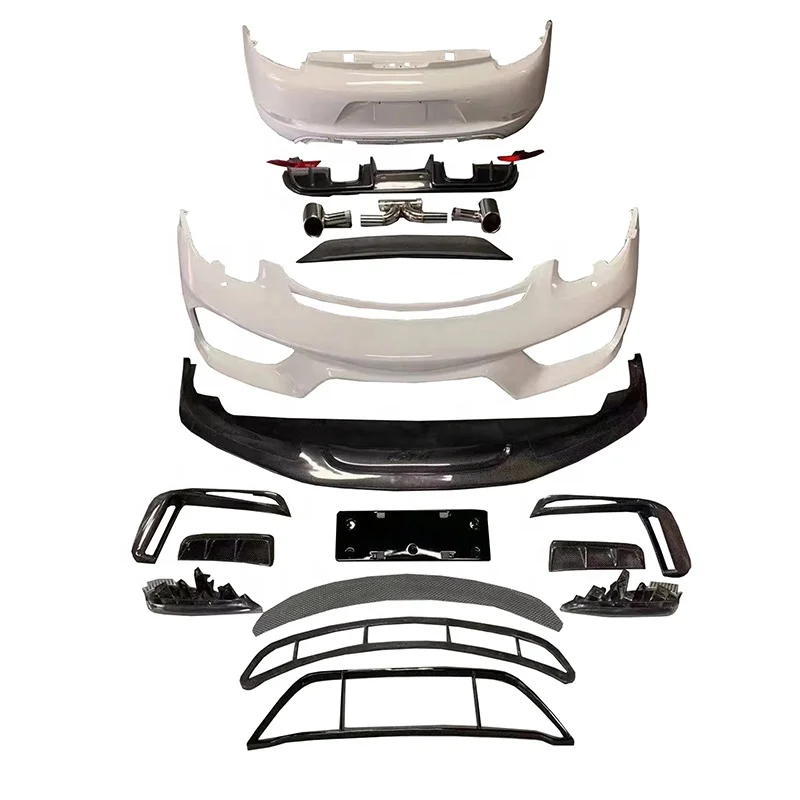 Spc Tuning Body Kit Per Porsche Boxster Cayman 981 Wind Spoiler Kit Per Porsche 718 Gt4 2013-2015 Facelift Body Kit Paraurti Per Auto