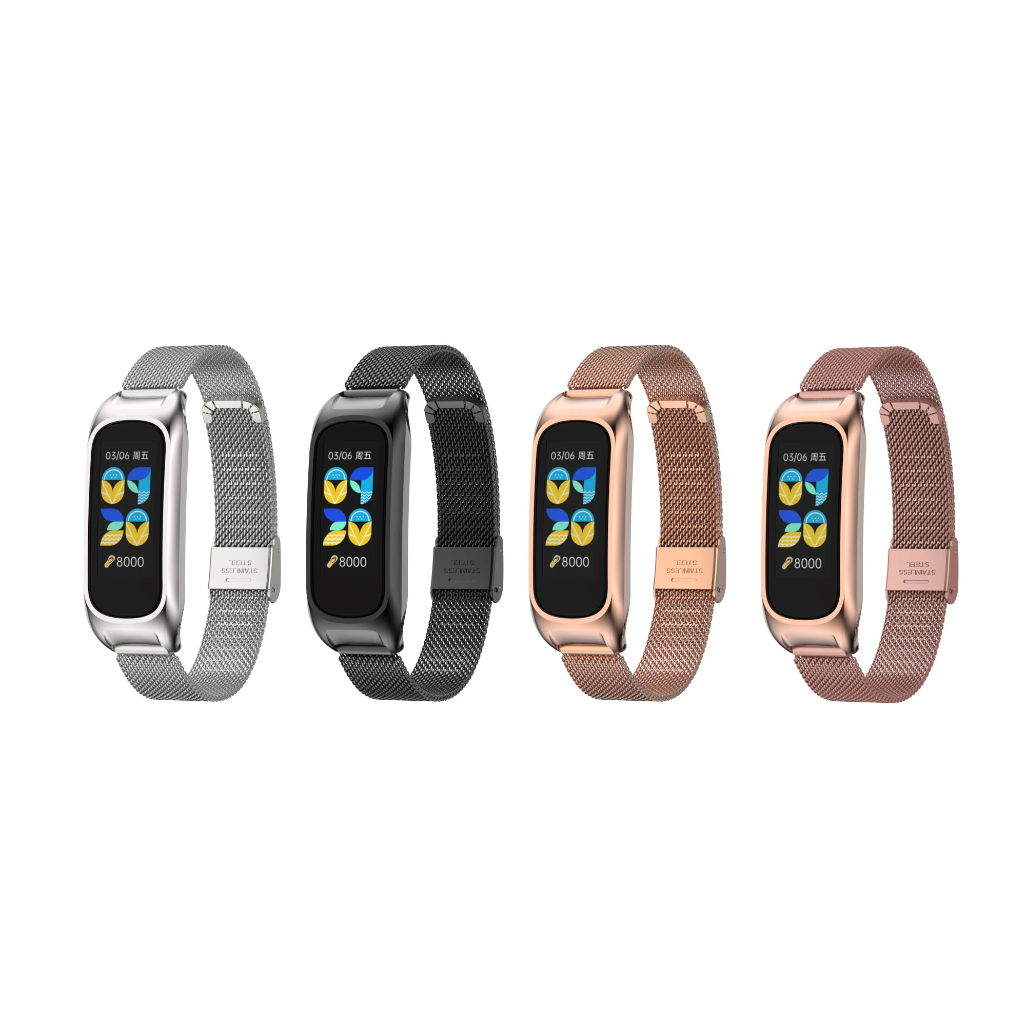 Milanese Stainless Steel Watchband Accessory Strap
