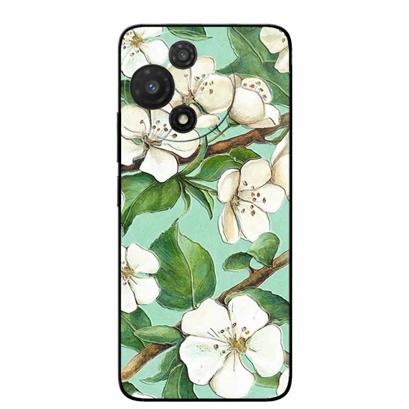 3D Cartoon Embossed Retro Silicone Case with Anime Bumper