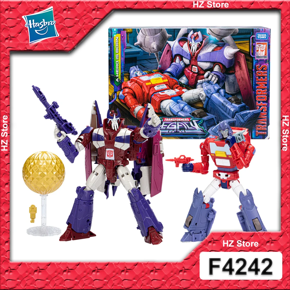 

Hasbro Transformers Legacy "A Hero is Born" 2-Pack Alpha Trion and Orion Pax Action Figure Toy for Birthday Christmas Gift F4242