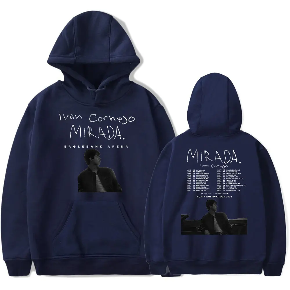 thumbnail image 1 of Sudadera con capucha de la gira Mirada 2024 de Ivan Cornejo, para hombre y mujer, unisex, estilo hip hop, de manga larga, ropa de calle, 1 of 5