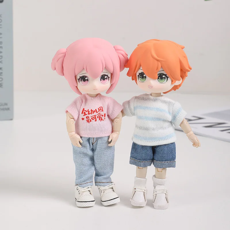 HOUZIWA GSC 1/12 BJD Puppenkleidung OB11 Puppen T-Shirt – Detail 4