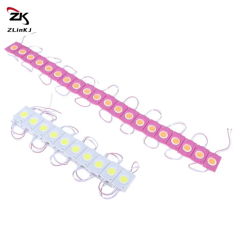 LED 모듈 방수 광고 패널 디지털 사인, 따뜻한 화이트, 레드, 그린, 블루 백라이트, 12V cob 미니 LED 조명, 로트당 20 개