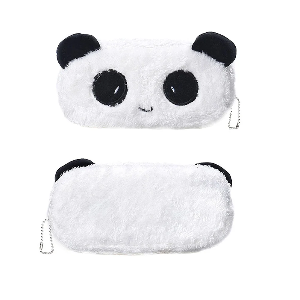 

1PC Lovely Panda Pencil Case Cartoon Panda Pen Bags Plush Students Pencil Bags Portable Pencil Case Chic Change Pocket for