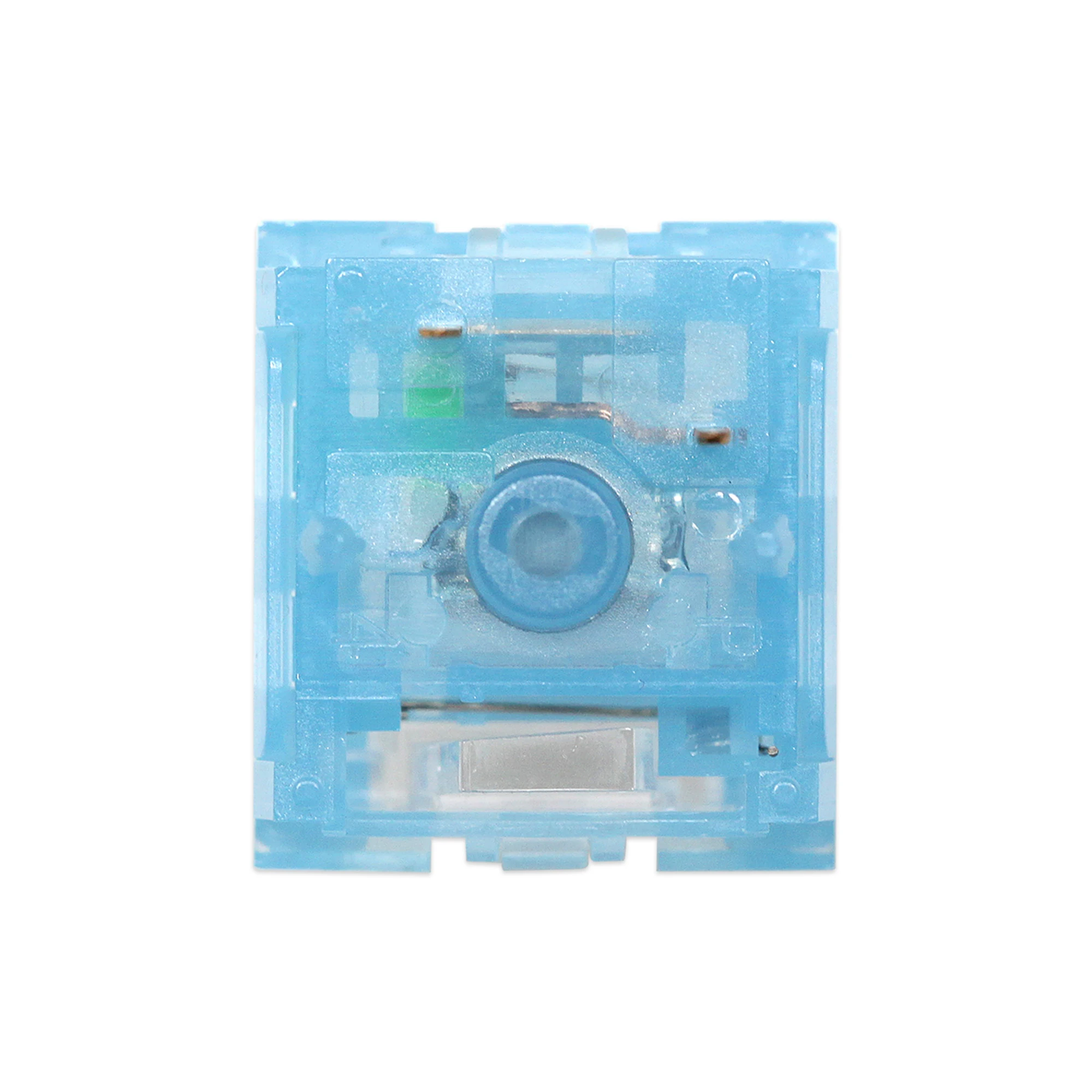 Kailh BOX V2 게임용 기계식 키보드용 Arctic Fox 스위치 MX 스템 5핀 PC POM Clicky Blue White Long Spring