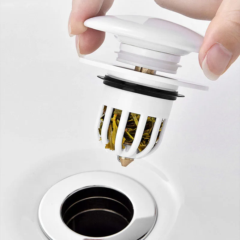 Bathroom Sink Plug Push-Type Anti-Rust