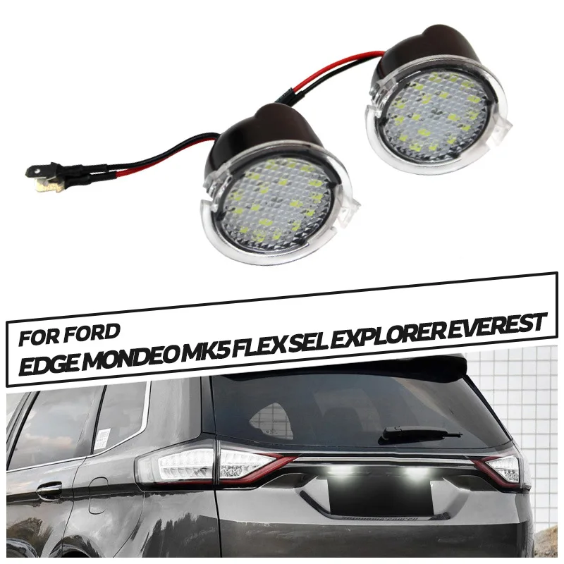 

Car Led Under Side Rearview Mirror Puddle Light for Ford F-150 Mondeo MK5 Edge Fusion Explorer Flex Taurus Mustang Light