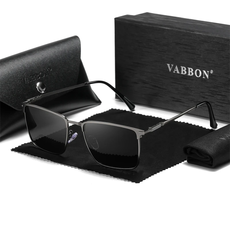 Anti-ultraviolet Car Sunglasses Man Superior Outdoor New Metallic Box Polarized Sunglasses 9439