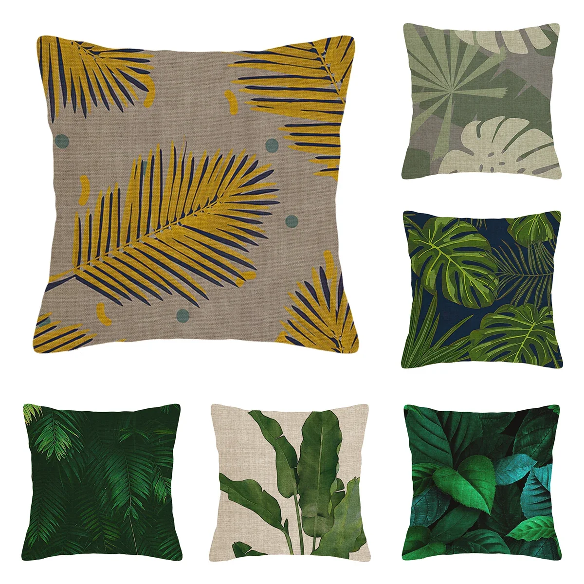 

Modern Decorative Cushion for Home Living Room Decor Throw Pillow Cover 45*45 40x40cm 60x60cm 45x45cm 50x50cm Green plants