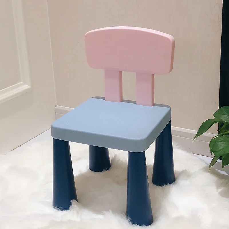 Children's Plastic Table and Chair Suit Household Kindergarten Baby Study Plastic Table Chair Gaming Toy