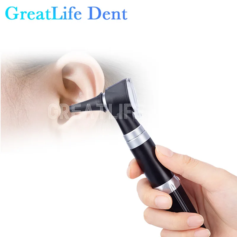 Greatlife Dent Kit Diagnostico Otoscopio Professionale Portatile Ent Ear Care Endoscopio Led Otoscopio Detergente Per Le Orecchie Con 8 Punte