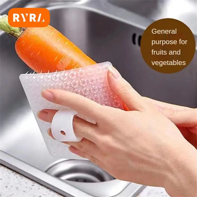 Kitchen scrubber cleaning agent scrub pad polyethylene resin material flexible and long-term use sponge