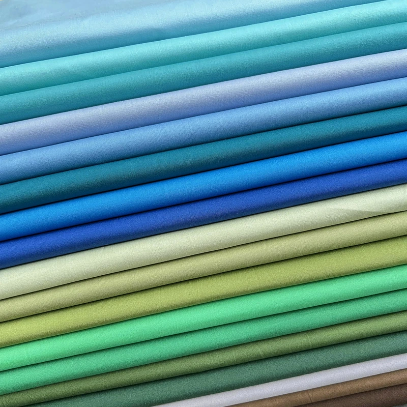 Cotton Fabric 155x50cm 40s Cotton Imitation Solid Color Poplin Clothing Fabric Making Blouse Children's Clothing Cloth
